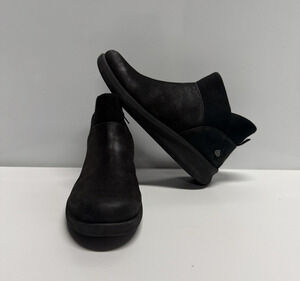 Black Cloudsteppers by Clarks Sillian 2.0 Dusk Inner Ankle Zip Booties Sz 8.5 M